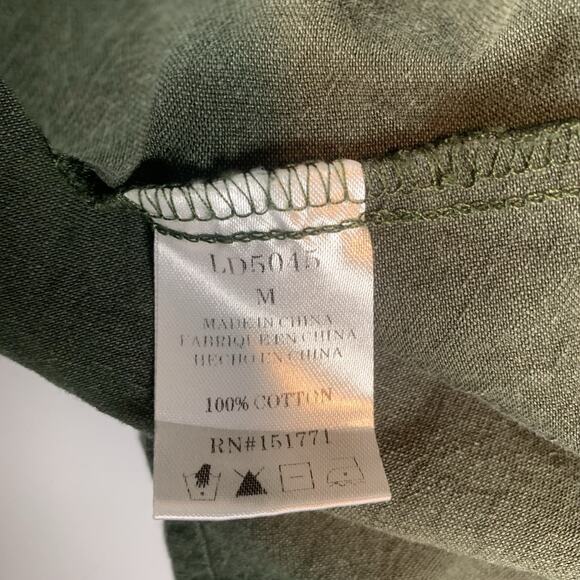 Le Lis Dress Womens Medium Minimalist Elastic Waist Tie Sleeve Preppy Classic M - Picture 7 of 9